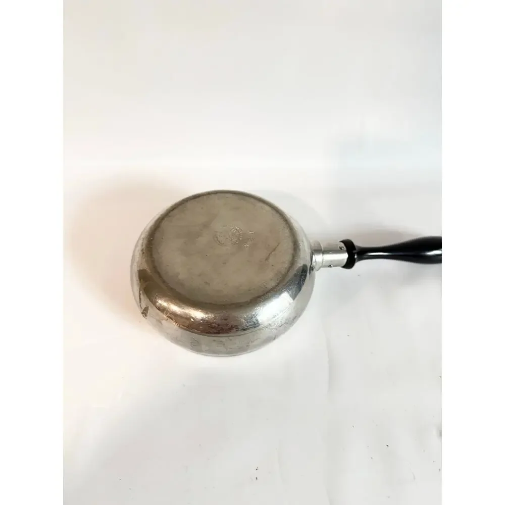 Queen Art Pewter Gravy Sauce Boat #381 Danish Style USA Made Black Handle